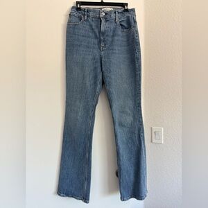 Abercrombie & Fitch Straight-Leg Jeans in Mid Wash Blue